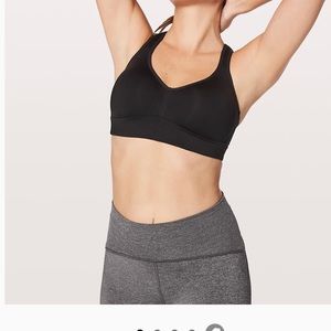 NWT Lululemon Black Speed Up Bra